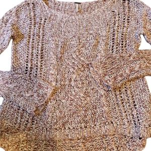 Free People loose knit pullover sweater.